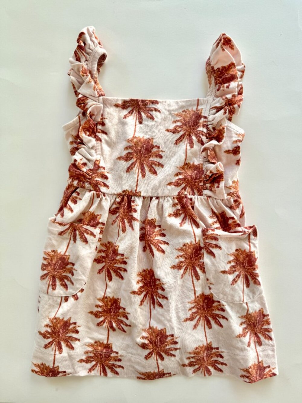 Kate Quinn Palm Tree Print Pocket Dress 18-24m